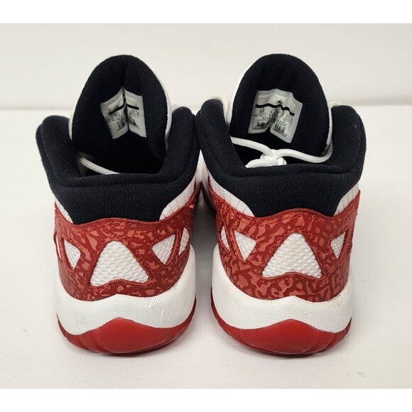 Nike Air Jordan 11 Retro Low White/Gym Red/Black Mens Size 5Y - Picture 5 of 8